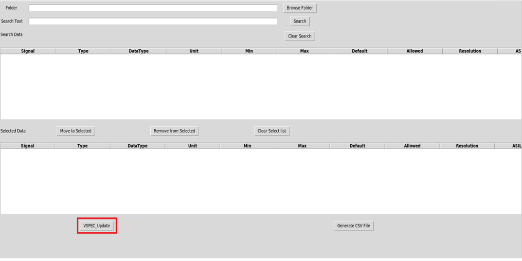 VSPEC update